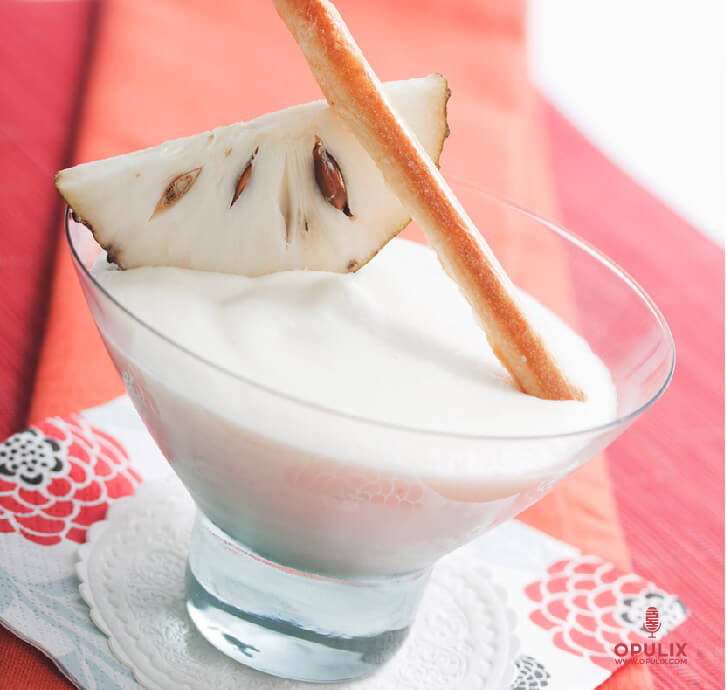 Mousse de Guanabana Mousse de Guanabana