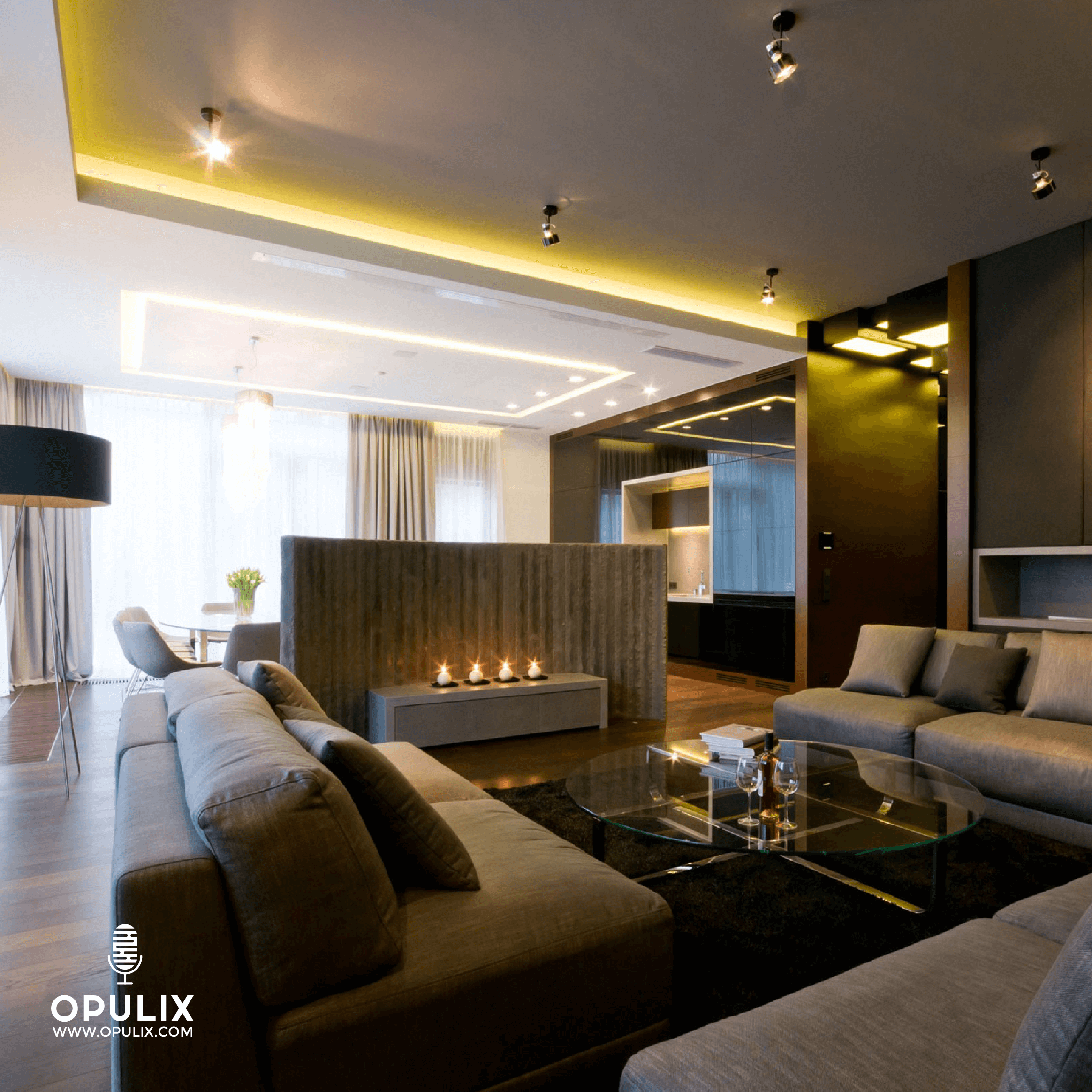 Open plan, ideas para diseñar el living room con ventana en escuadra Open plan, ideas para diseñar el living room con ventana en escuadra