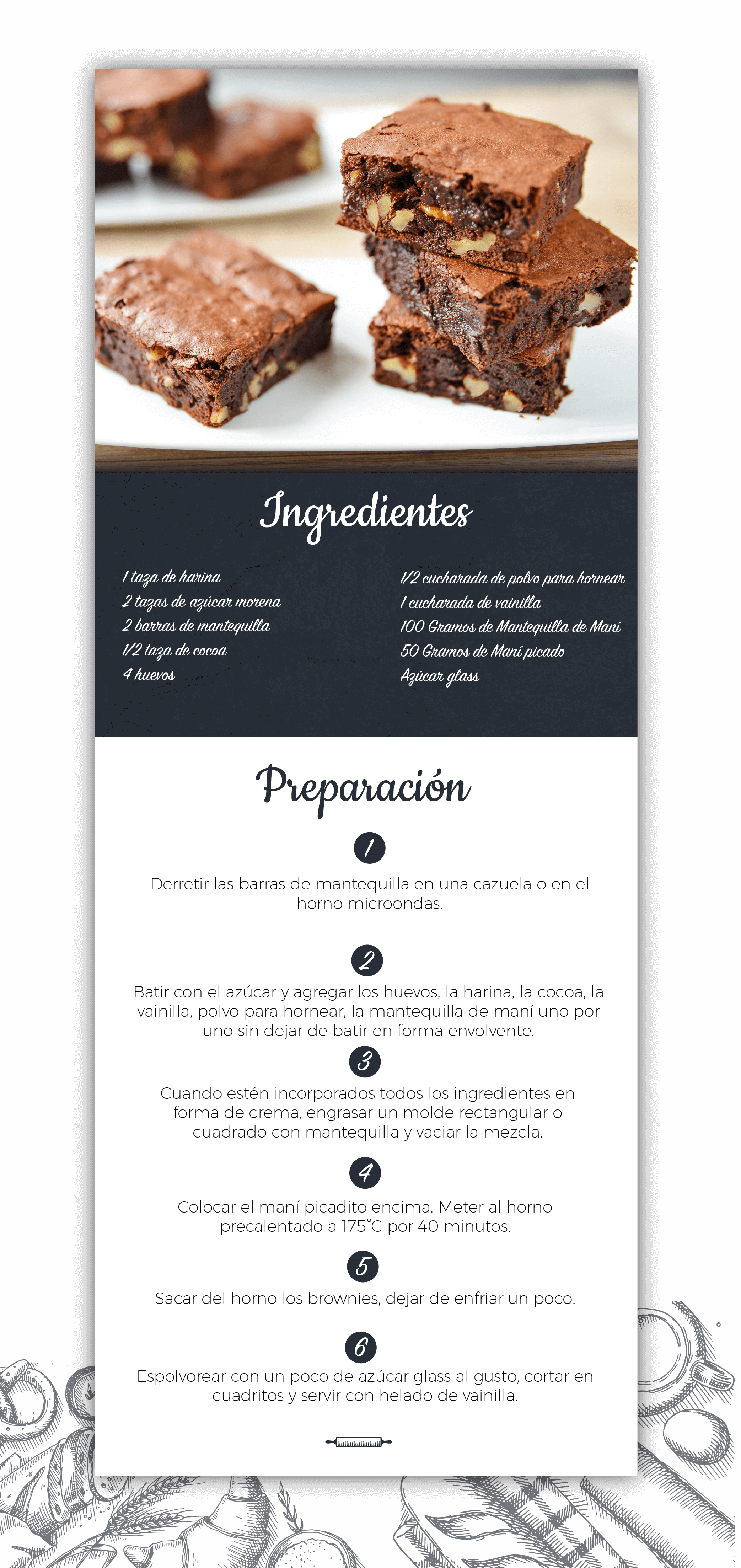 La Receta del Brownie La Receta del Brownie